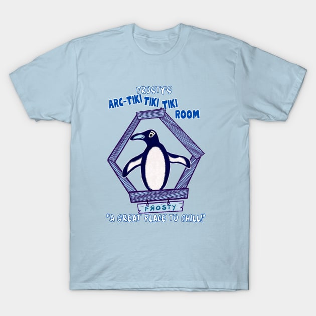 Frosty's Arc-Tiki Room T-Shirt by Skipper Kevin